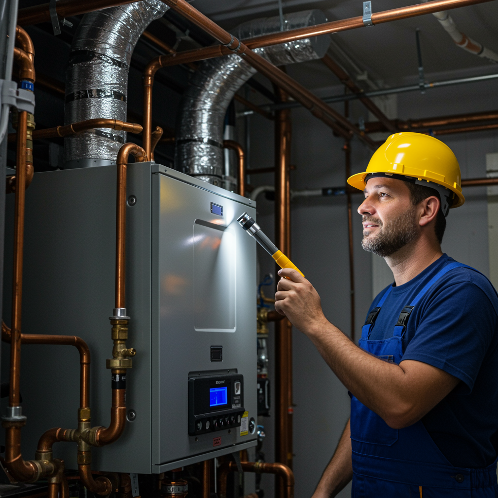 Boiler replacement in Camden, NJ with new hydronic boiler and near-boiler piping