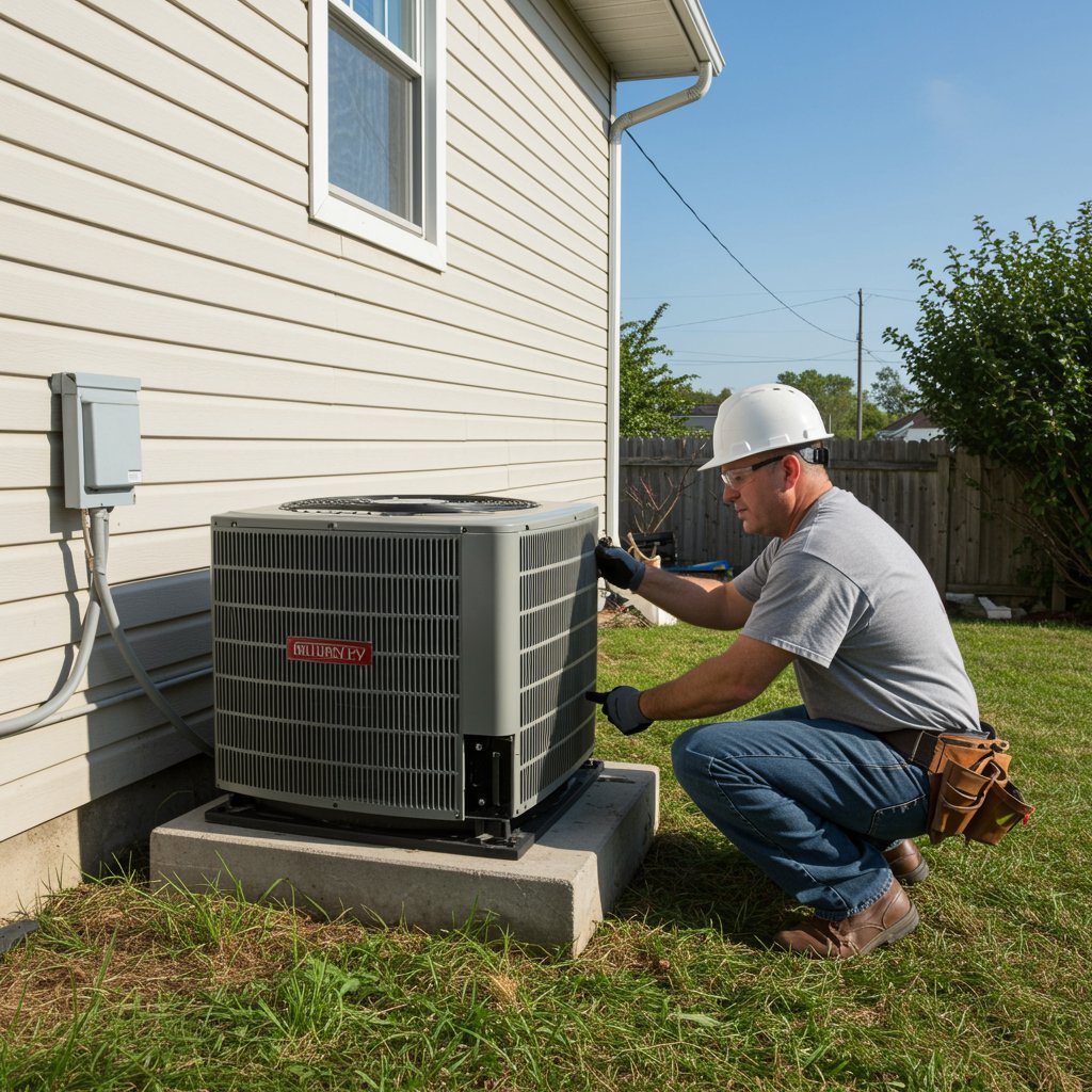 Heating repair in Camden, NJ on a residential furnace by Burton Heating & Cooling